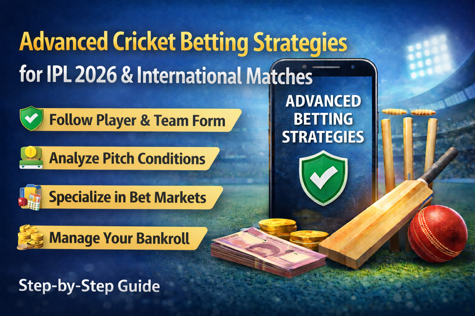 Advanced Cricket Betting Strategies for IPL 2026 and International Matches