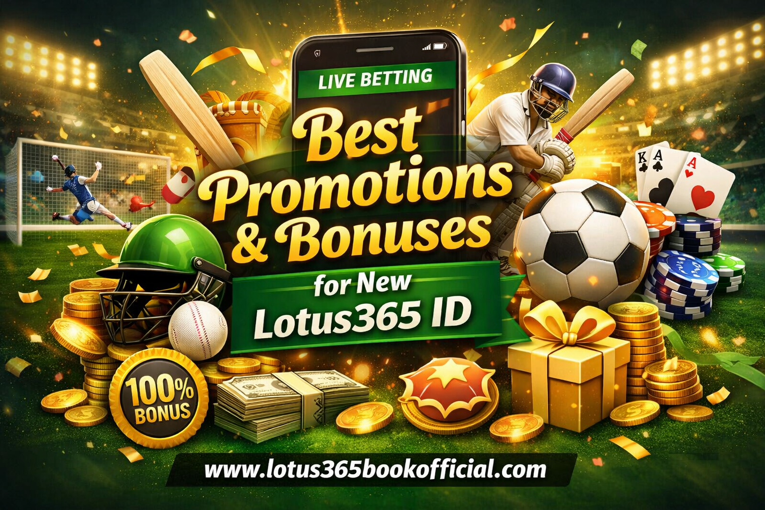 Best Promotions & Bonuses for New Lotus365 ID