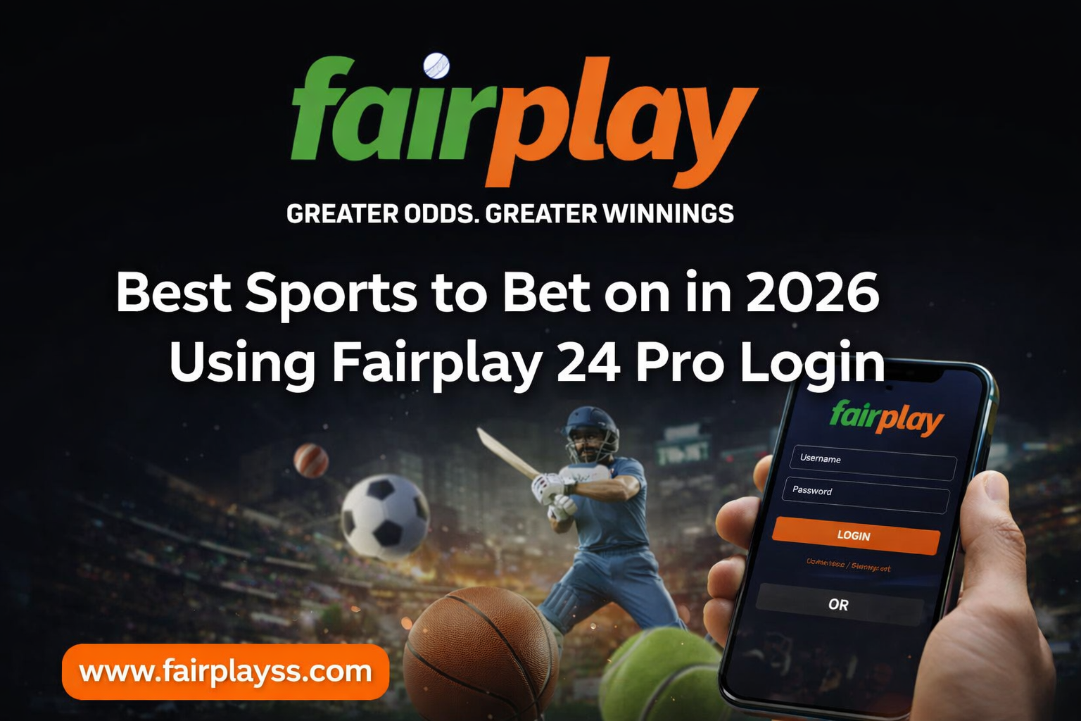 Best Sports to Bet on in 2026 Using fairplay 24 pro login