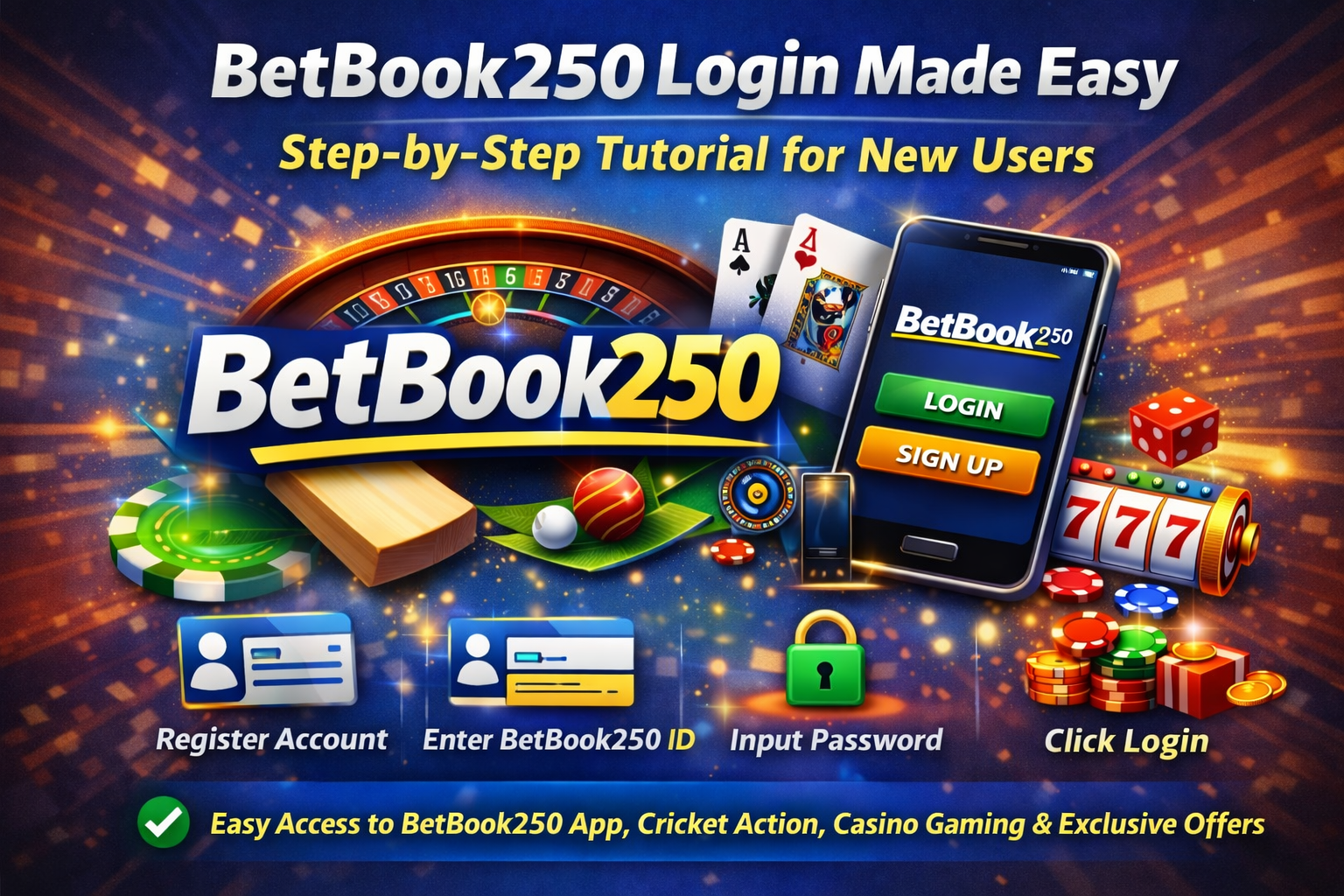 Betbook250 Login Made Easy: A Step-by-Step Access Guide for First-Time Users