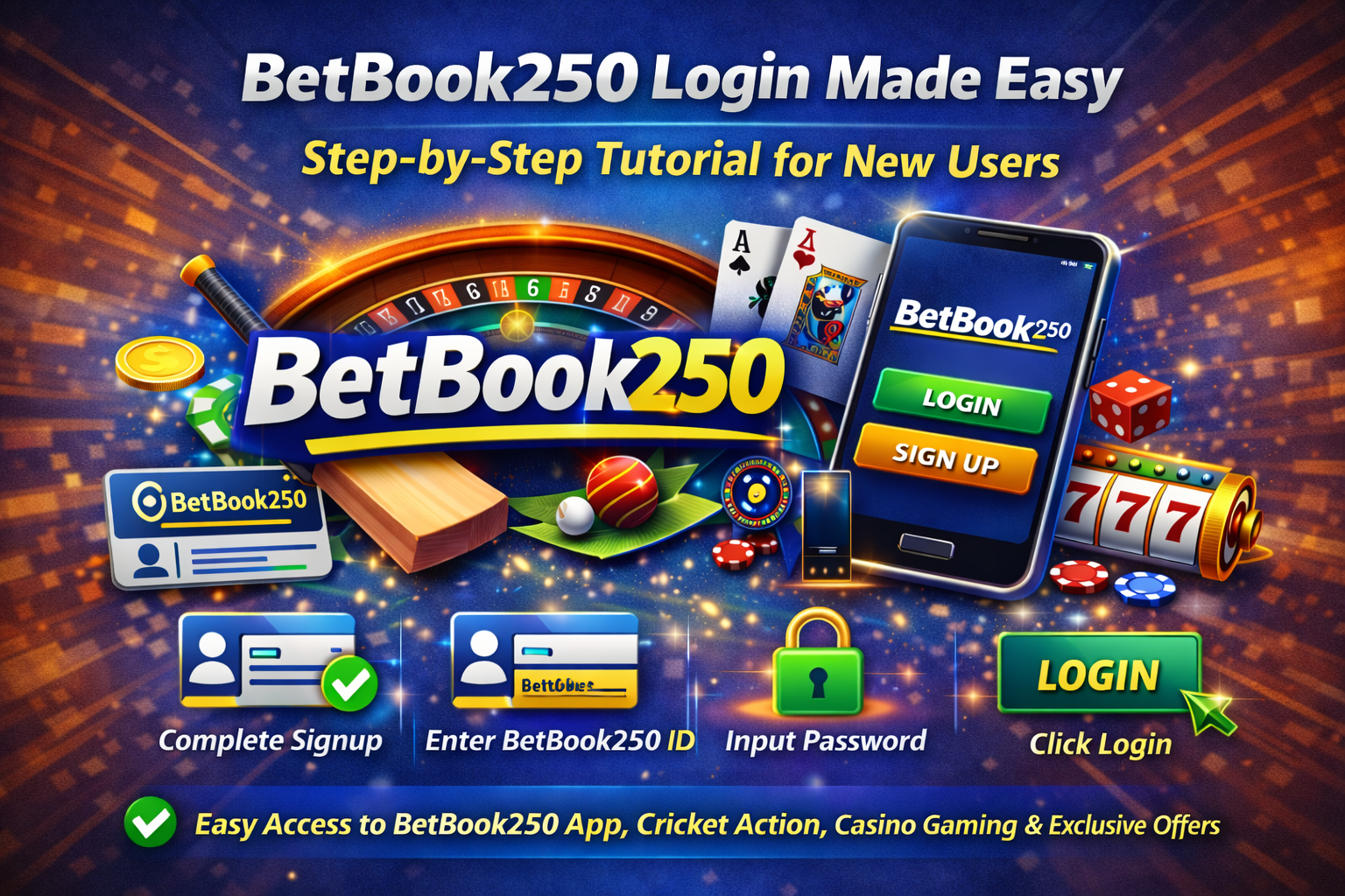 Betbook250 Login Made Easy: Step-by-Step Tutorial for New Users