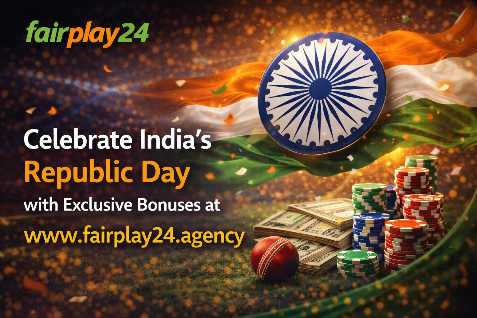 Celebrate India's Republic Day with Exclusive Bonuses at fairplay24