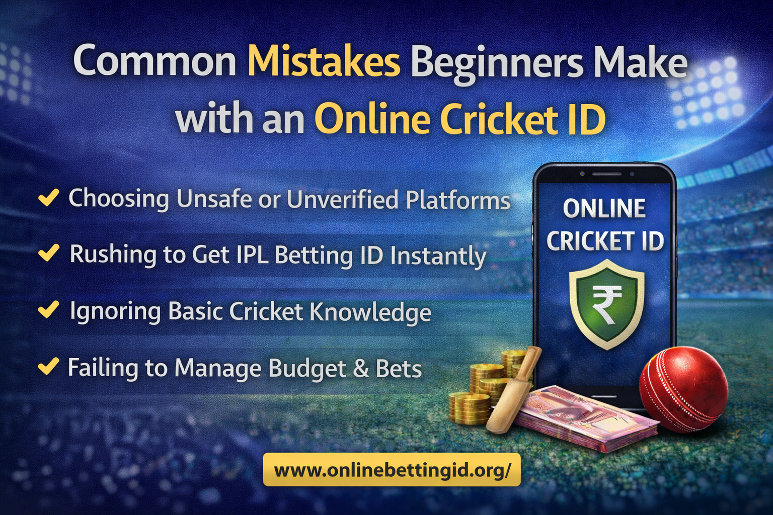 Common Mistakes Beginners Make with an Online Cricket ID (And How to Avoid Them)