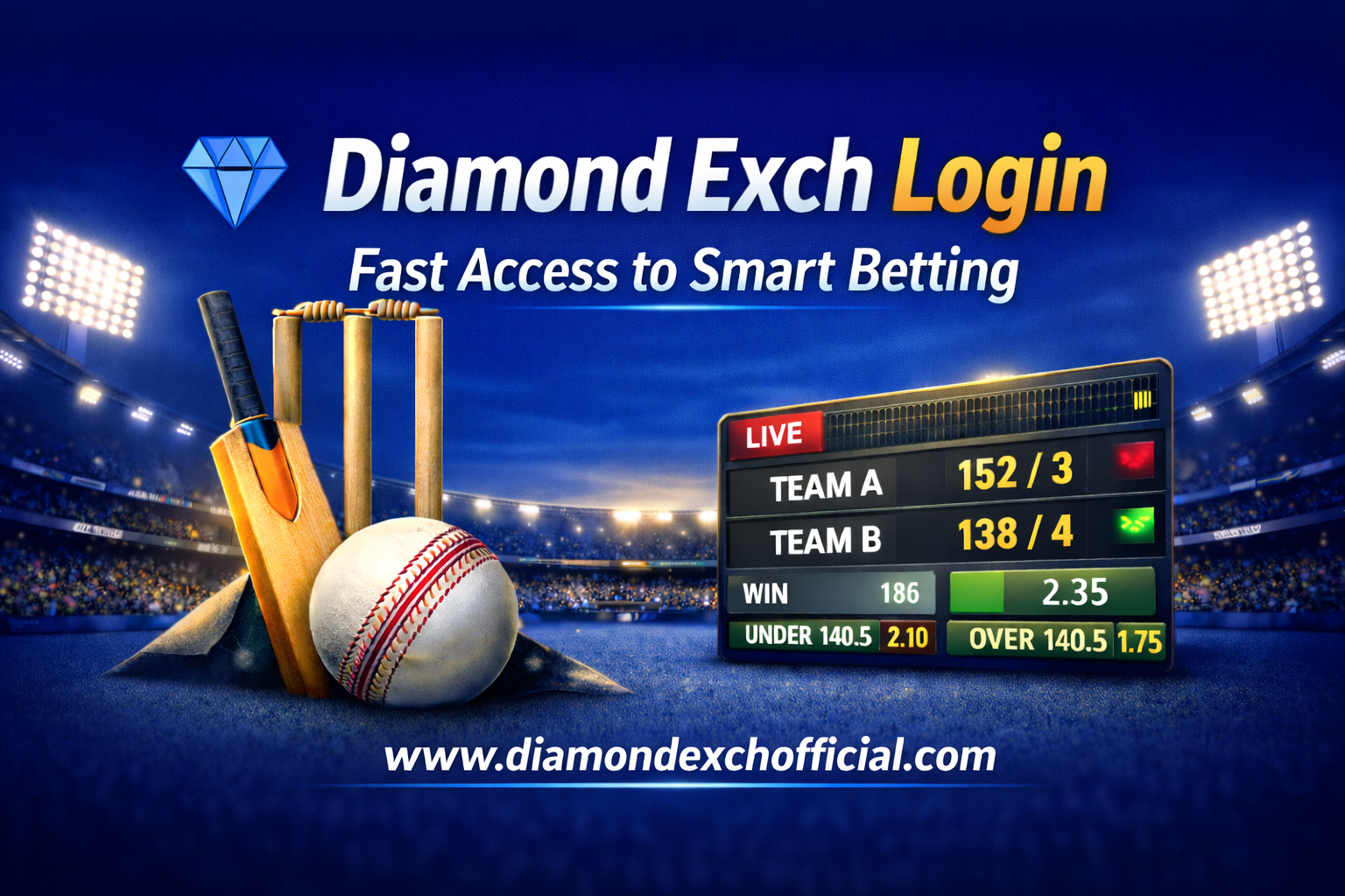Diamond Exch Login Fast Access to Smart Betting
