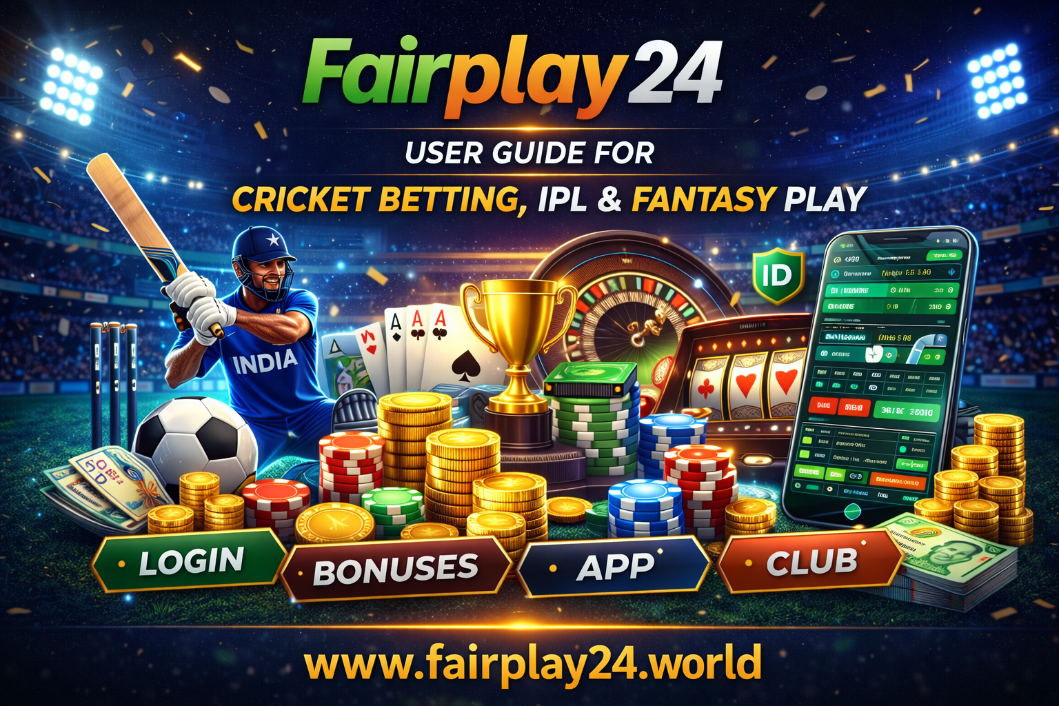 Fairplay24 User Guide for Cricket Betting, IPL & Fantasy Play