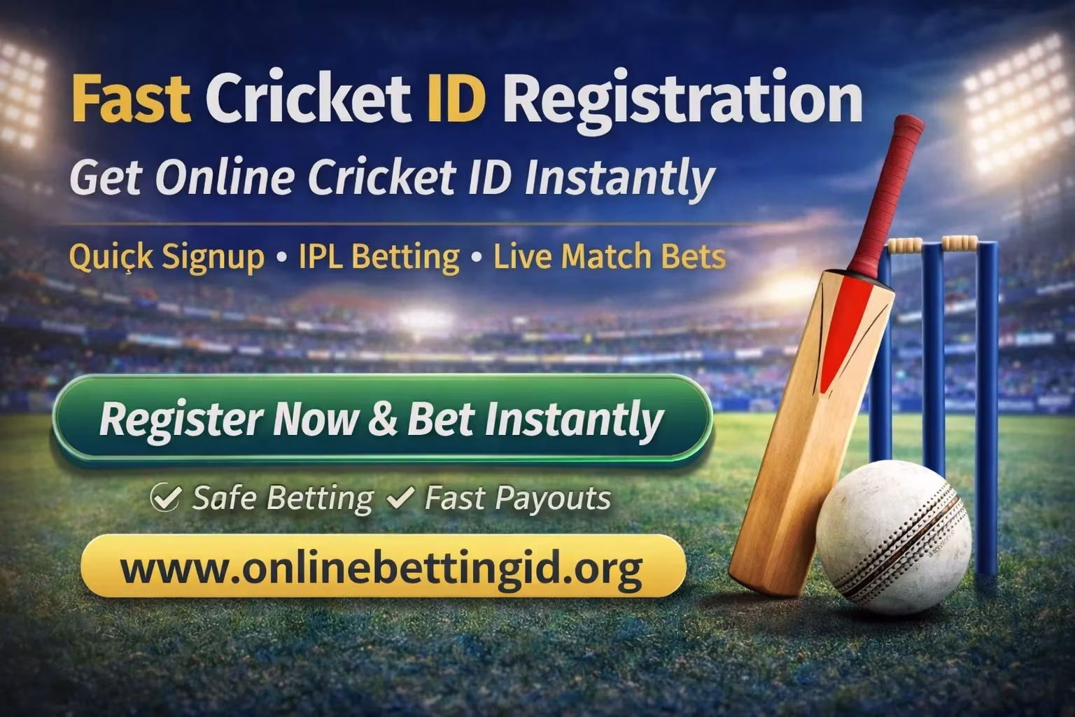 Fast Cricket ID Registration – Get Your Online Cricket ID Instantly