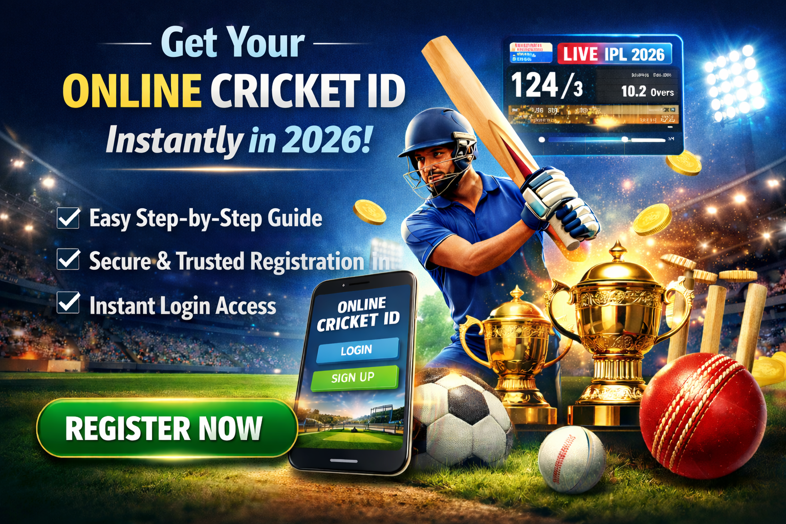 Get Your Online Cricket ID Instantly – The Complete Step-by-Step Beginner Blueprint for Fast, Secure & Reliable Access