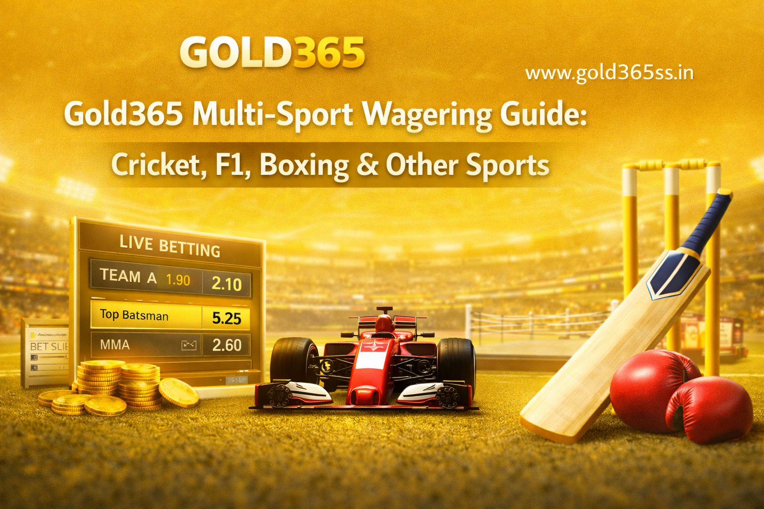 Gold365 Multi-Sport Wagering Guide: Cricket, F1, Boxing & Other Sports
