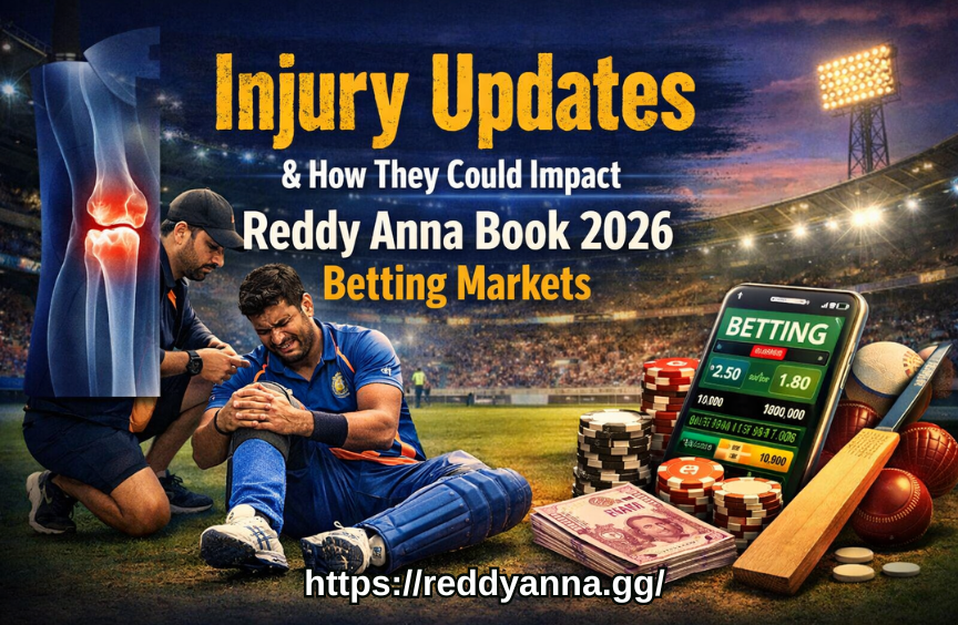Injury Updates & How They Could Impact Reddy Anna Book 2026 Betting Markets