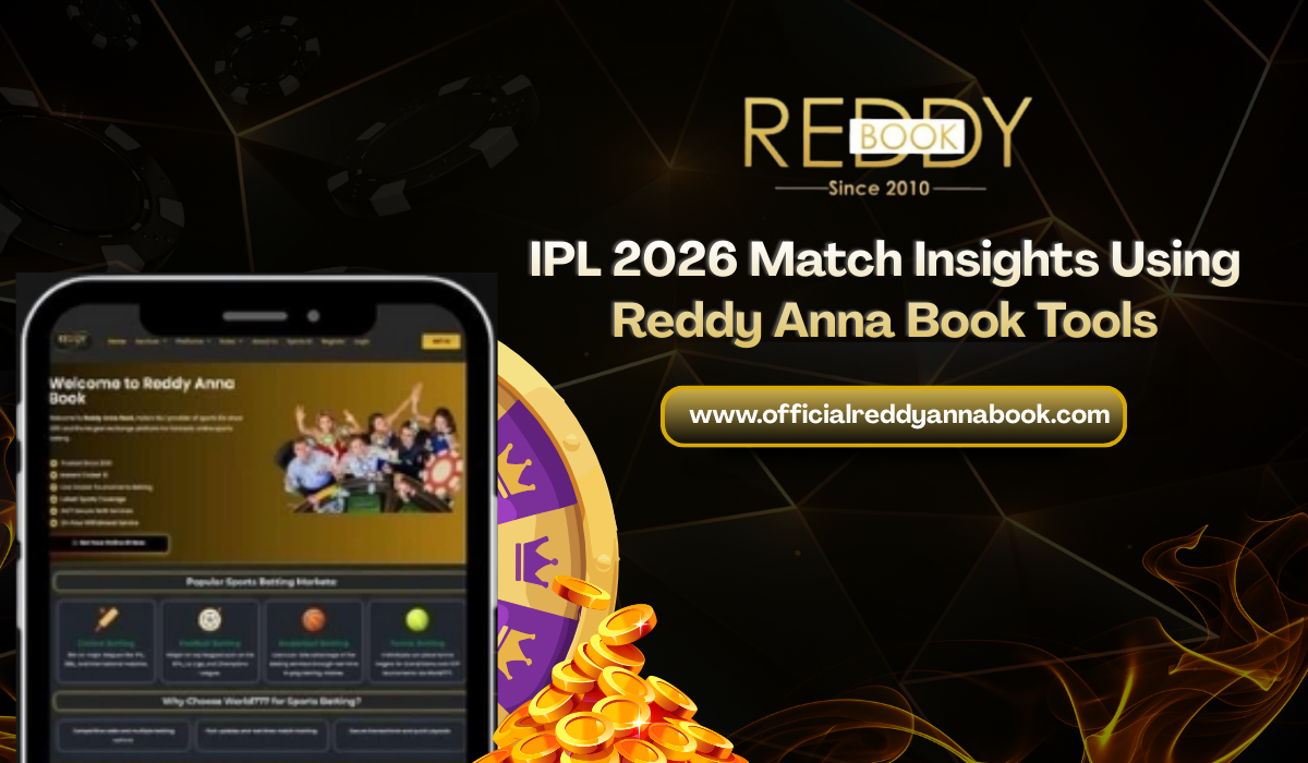 IPL 2026 Match Insights Using Reddy Anna Book Tools