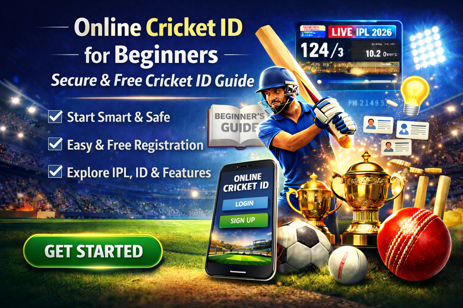 Online Betting for Beginners – Why You Need a Cricket ID First: The Smart & Secure Way to Start Your Digital Cricket Journey