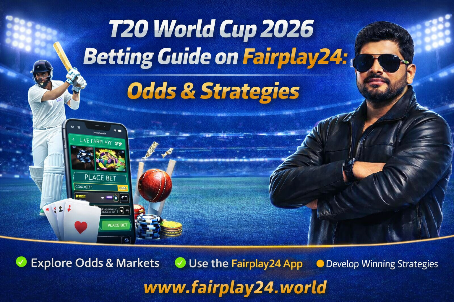 T20 World Cup 2026 Betting Guide on Fairplay24: Odds & Strategies