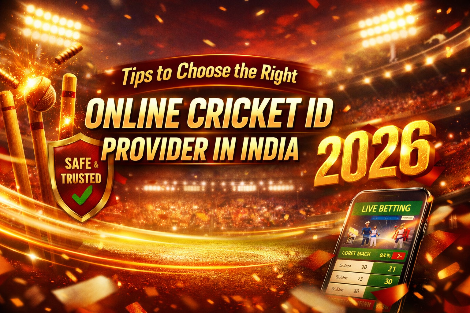 Tips to Choose Right Online Cricket ID Provider in India
