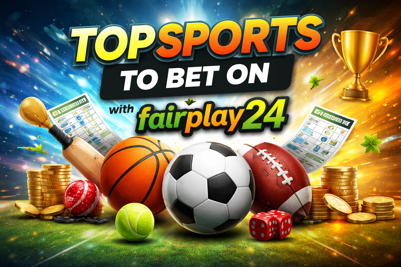 Top Sports to Bet on with Fairplay 24
