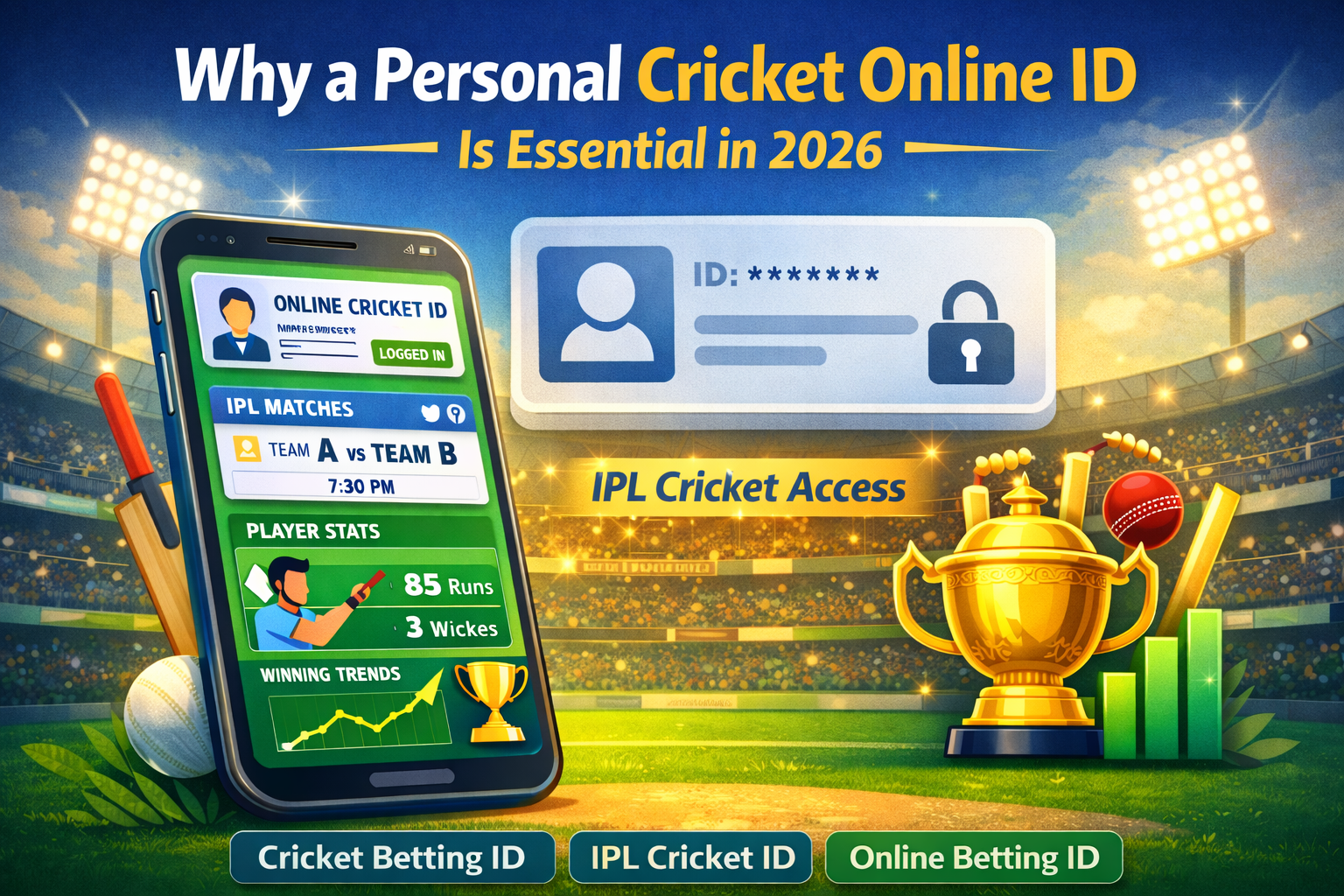 Why Having a Personal Cricket Betting ID Is Essential in 2026